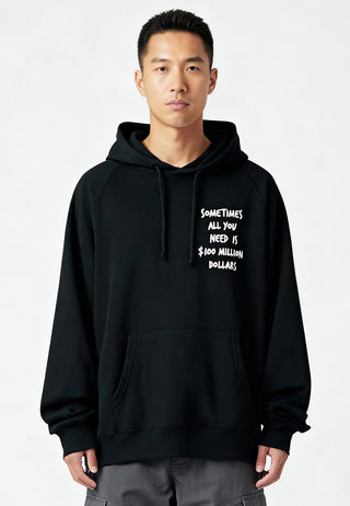 Hoodie Raglan Brodé "Millions"