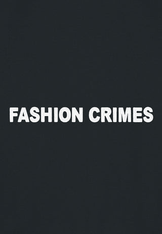 Sweatshirt Raglan Brodé "Fashion Crimes"