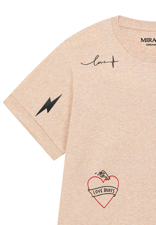 T-shirt Oversize "Tattoo Mi Amor"