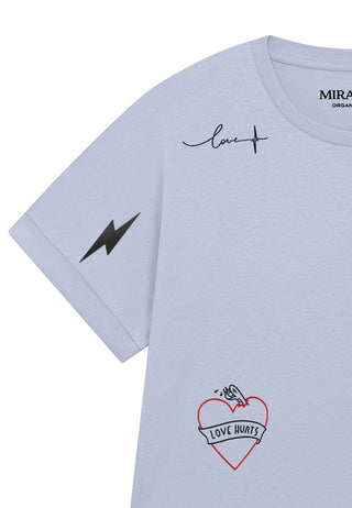 T-shirt Oversize "Tattoo Mi Amor"