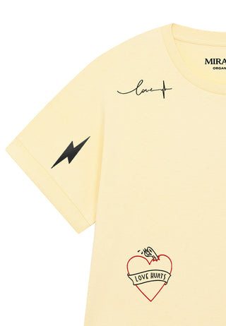 T-shirt Oversize "Tattoo Mi Amor"