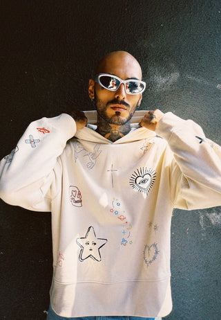 Hoodie Boxy "Flash Tattoo 1"