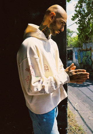 Hoodie Boxy "Flash Tattoo 1"