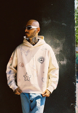 Hoodie Boxy "Flash Tattoo 1"