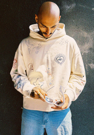 Hoodie Boxy "Flash Tattoo 1"