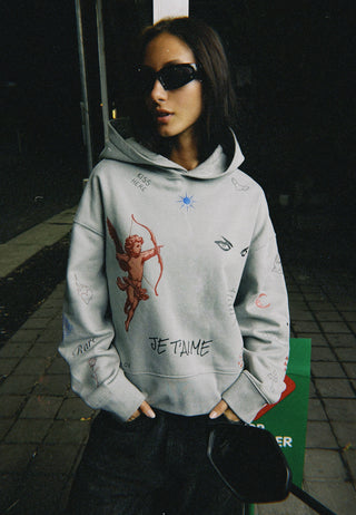 Hoodie Boxy "Flash Tattoo 2"