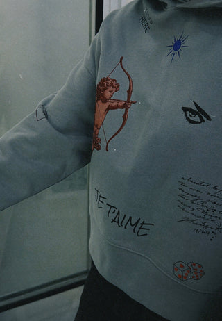 Hoodie Boxy "Flash Tattoo 2"