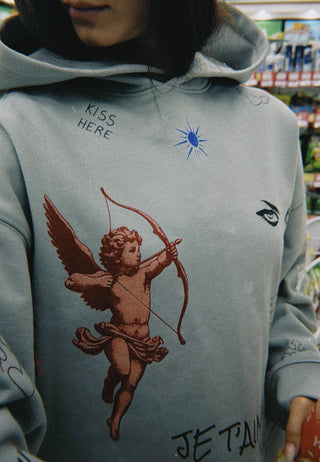 Hoodie Boxy "Flash Tattoo 2"