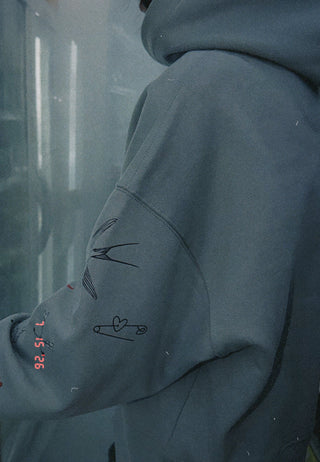 Hoodie Boxy "Flash Tattoo 2"