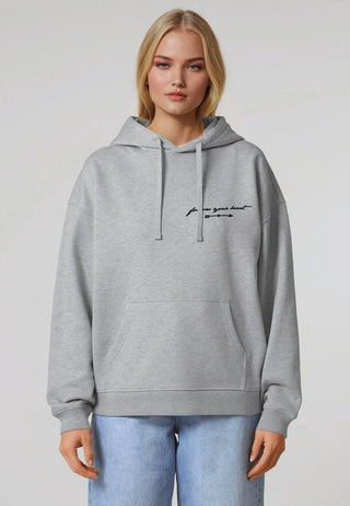 Hoodie Oversize Brodé "Follow Your Heart"