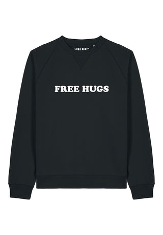 Sweatshirt Raglan Brodé "Free Hugs"