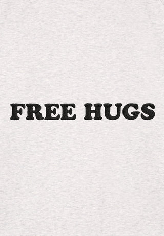 Sweatshirt Raglan Brodé "Free Hugs"