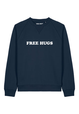 Sweatshirt Raglan Brodé "Free Hugs"