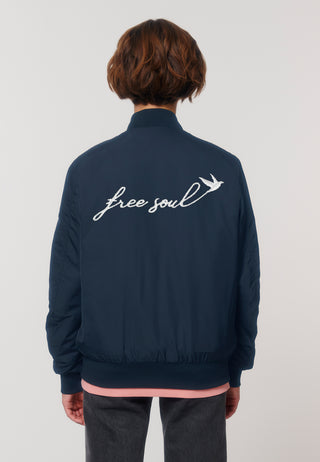 Veste Bomber Brodée "Free Soul"