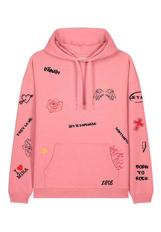 Hoodie Oversize "Graffiti Mira"