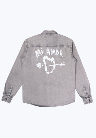 Veste en Jean Brodée "Mi Amor"