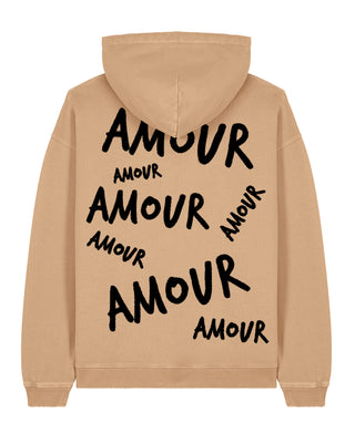 Hoodie Oversize Brodé "Amour" - Mira Paris