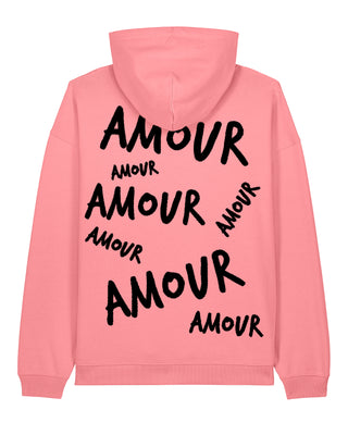 Hoodie Oversize Brodé "Amour" - Mira Paris