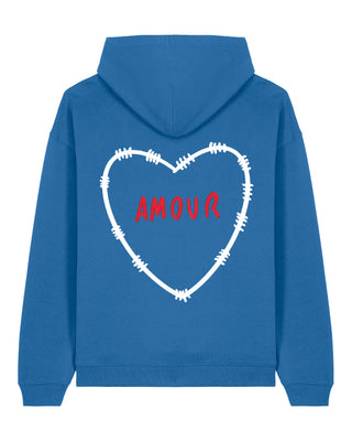 Hoodie Oversize Brodé "Amour" - Mira Paris