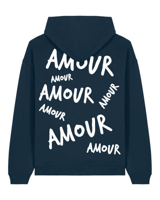 Hoodie Oversize Brodé "Amour" - Mira Paris