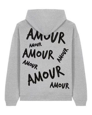Hoodie Oversize Brodé "Amour" - Mira Paris