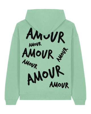 Hoodie Oversize Brodé "Amour" - Mira Paris