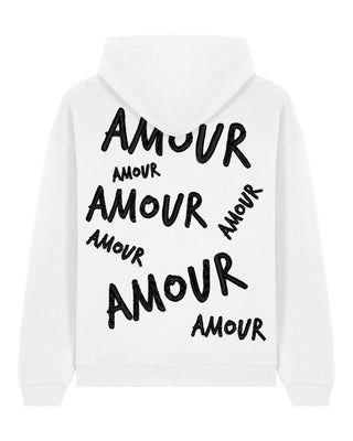 Hoodie Oversize Brodé "Amour" - Mira Paris