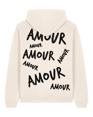 Hoodie Oversize Brodé "Amour" - Mira Paris