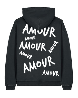 Hoodie Oversize Brodé "Amour" - Mira Paris
