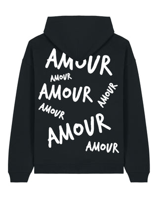 Hoodie Oversize Brodé "Amour" - Mira Paris
