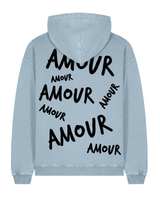 Hoodie Oversize Brodé "Amour" - Mira Paris