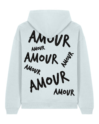 Hoodie Oversize Brodé "Amour" - Mira Paris