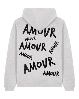 Hoodie Oversize Brodé "Amour" - Mira Paris