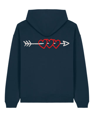 Hoodie Oversize Brodé "Arrow" - Mira Paris