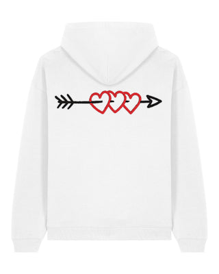 Hoodie Oversize Brodé "Arrow" - Mira Paris