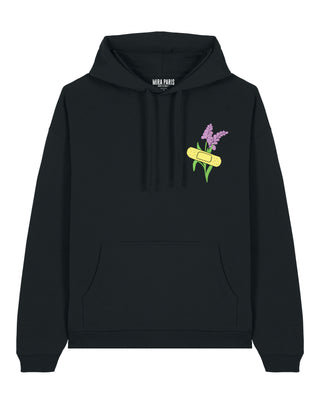 Hoodie Oversize Brodé "Bandage" - Mira Paris