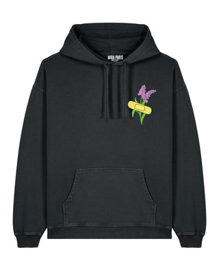 Hoodie Oversize Brodé "Bandage" - Mira Paris