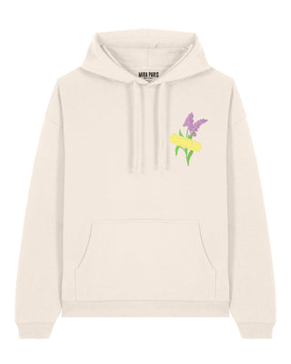 Hoodie Oversize Brodé "Bandage" - Mira Paris