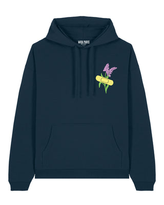 Hoodie Oversize Brodé "Bandage" - Mira Paris