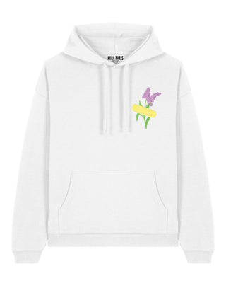 Hoodie Oversize Brodé "Bandage" - Mira Paris