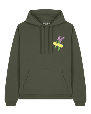 Hoodie Oversize Brodé "Bandage" - Mira Paris