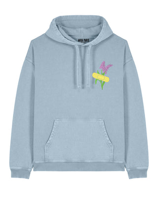Hoodie Oversize Brodé "Bandage" - Mira Paris