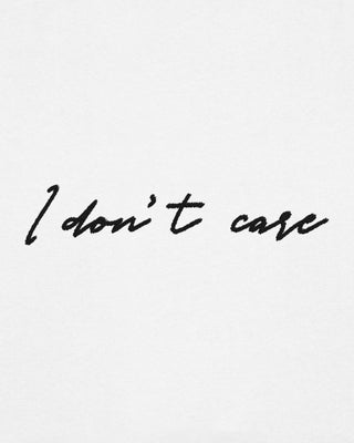 Hoodie Oversize Brodé "I Don't Care" - Mira Paris