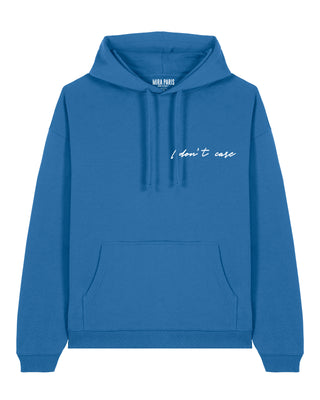 Hoodie Oversize Brodé "I Don't Care" - Mira Paris