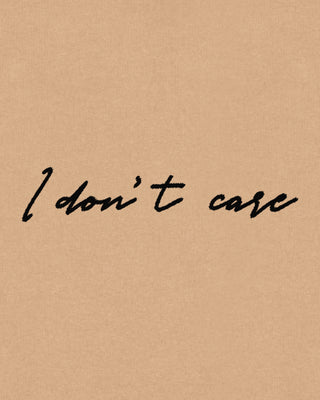 Hoodie Oversize Brodé "I Don't Care" - Mira Paris