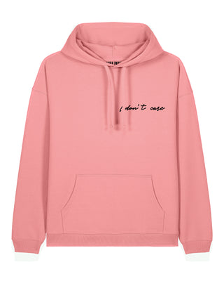 Hoodie Oversize Brodé "I Don't Care" - Mira Paris
