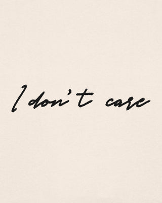 Hoodie Oversize Brodé "I Don't Care" - Mira Paris