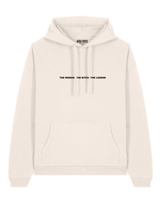 Hoodie Oversize Brodé "Legend" - Mira Paris