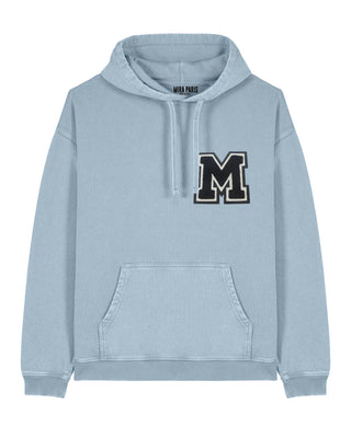 Hoodie Oversize Brodé "M" - Mira Paris