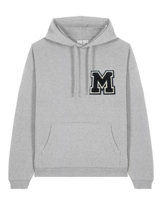 Hoodie Oversize Brodé "M" - Mira Paris
